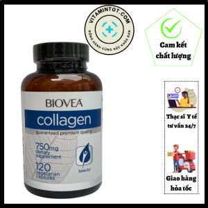 collagen biovea 750mg, lọ 120 viên