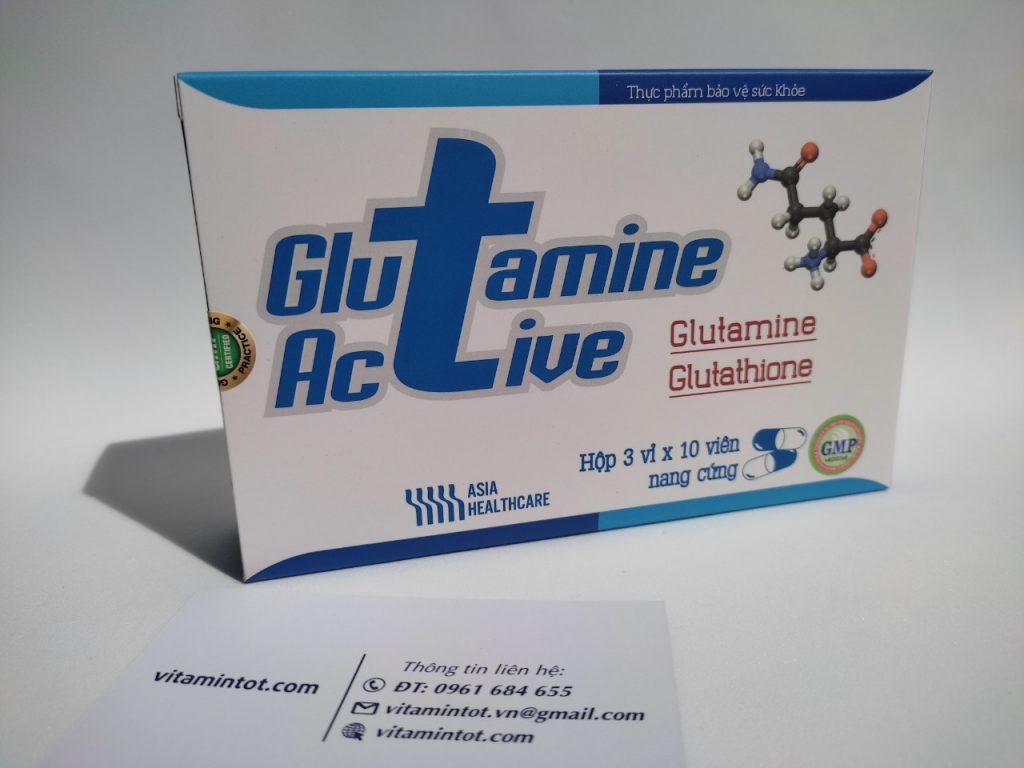 thuốc glutamine active tăng cường sức đề kháng, chống virus